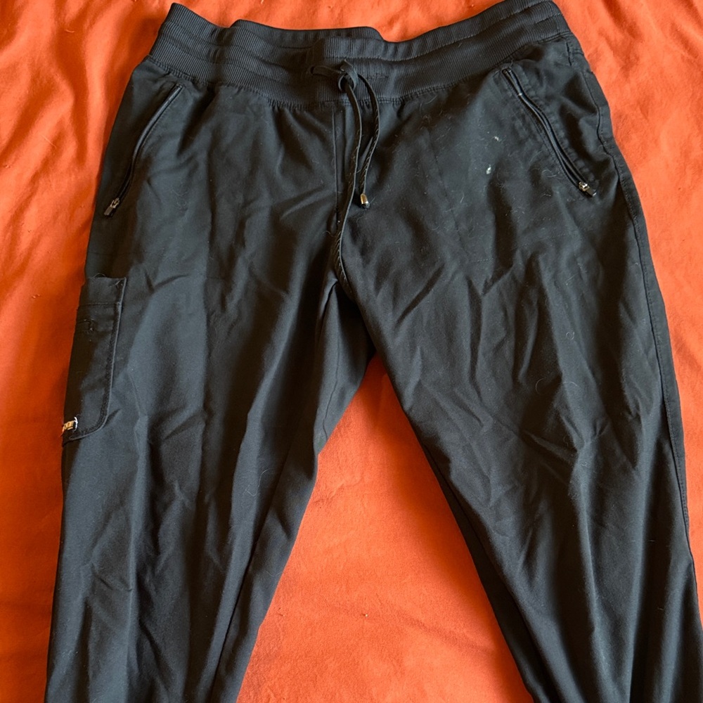 Greys anatomy M black jogger scrub
